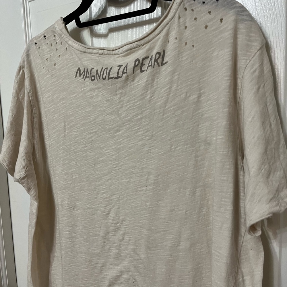 MAGNOLIA PEARL T-Shirt “Speak Only Love” Distressed Boyfriend OS - Picture 8 of 10